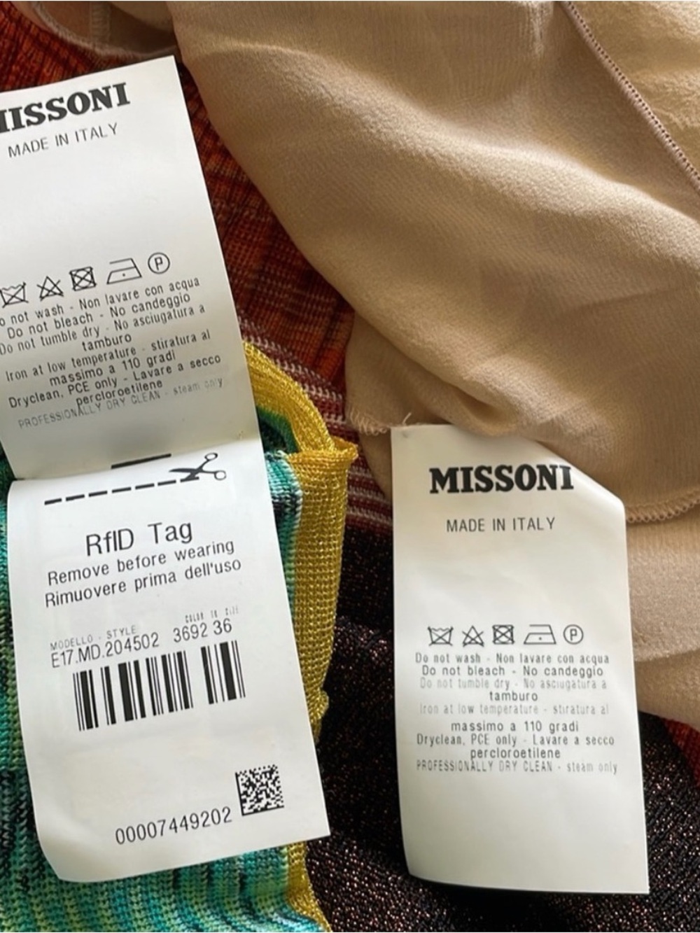 Missoni Multicolored Signature ZigZag & Mixed Print Jumpsuit NWOT - Picture 11 of 12